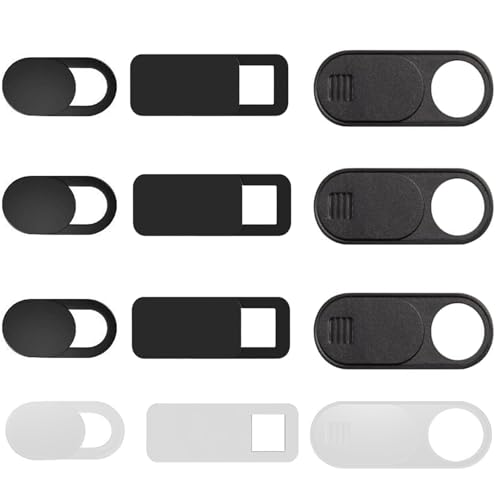 12-Pack Ultra-Thin Webcam Cover Slides for Privacy