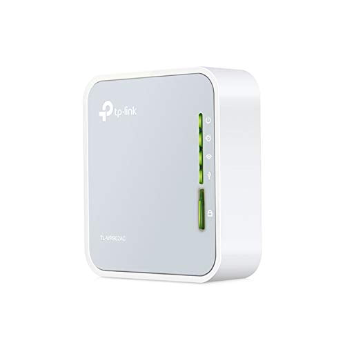 AC750 Wireless Portable Nano Travel Router(TL-WR902AC) - Support Multiple Modes, WiFi Router/Hotspot/Bridge/Range Extender/Access Point/Client Modes, Dual Band WiFi, 1 USB 2.0 Port