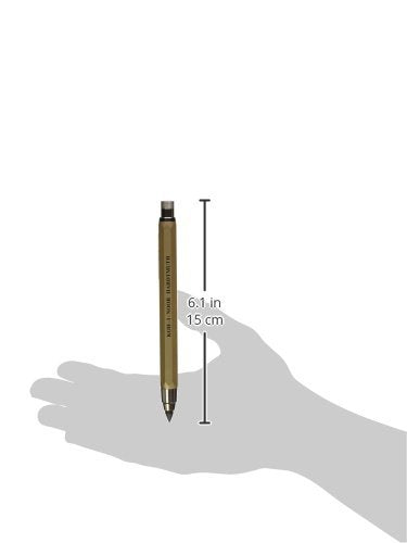 Gold 5.6mm Mechanical Clutch Lead Holder Pencil