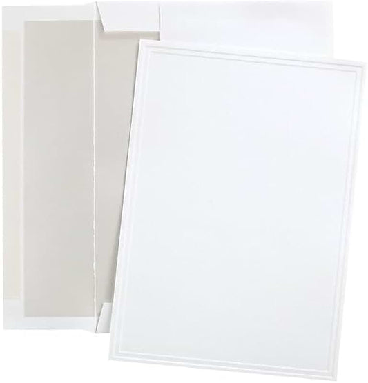 Holiday-themed vintage writing paper with 40 lined sheets