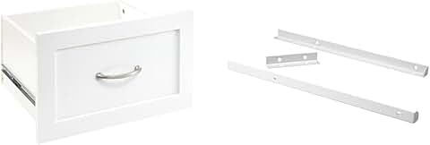 Wood Drawer and Bracket Set for Closet Storage