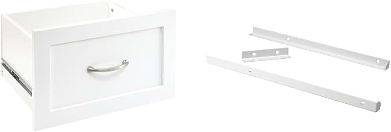 Wood Drawer and Bracket Set for Closet Storage