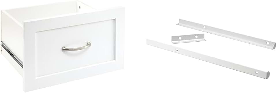 Wood Drawer and Bracket Set for Closet Storage