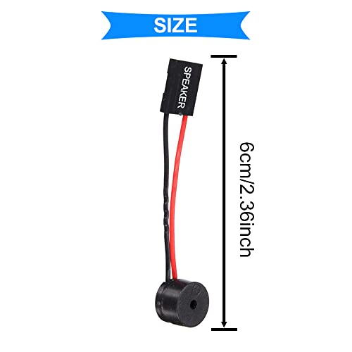 10 Pcs PC Motherboard Internal Mini Speaker Computer Case Mainboard BIOS Alarm Buzzer for Arduino/Computer with Dupont Extension Cable