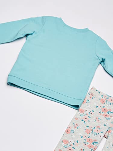 Baby Girls' 2 Pc Playwear Sets, Turquoise, 3M