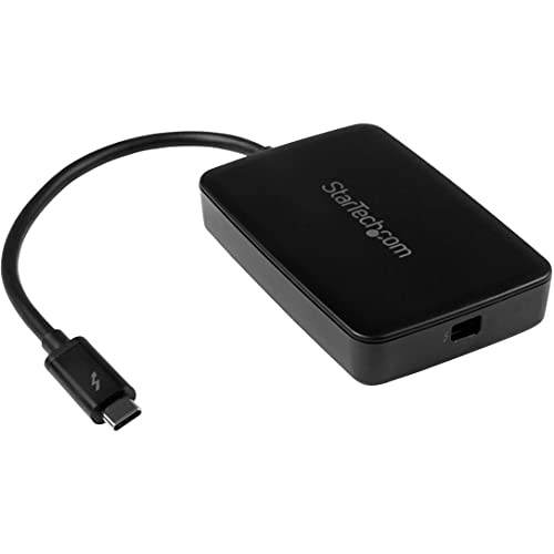 .com Thunderbolt 3 to Thunderbolt 2 Adapter - TB3 Laptop to TB2 Displays/Devices - Thunderbolt 2 20Gbps or Thunderbolt 1 10Gbps Converter - TB3 - Black - Windows/Mac (TBT3TBTADAP)