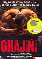Ghajini (Hindi DVD with English subtitles)