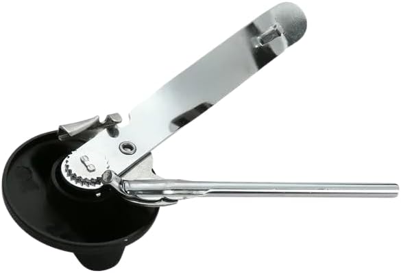 MODAIO-Can Opener Stainless Steel Hand Grip Can and Bottle Opener, Silver and Black