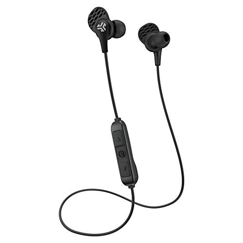 JBuds Pro Bluetooth Wireless Earbuds, Titanium 10mm Drivers, Black