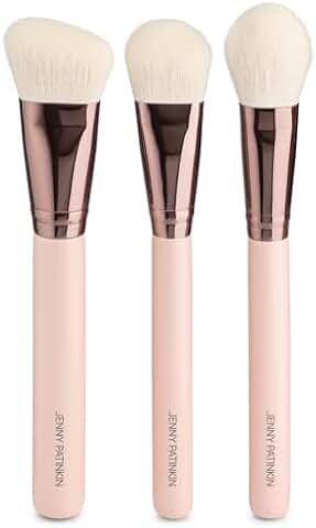 3-Piece Vegan Makeup Brush Set for Contouring and Highlighting
