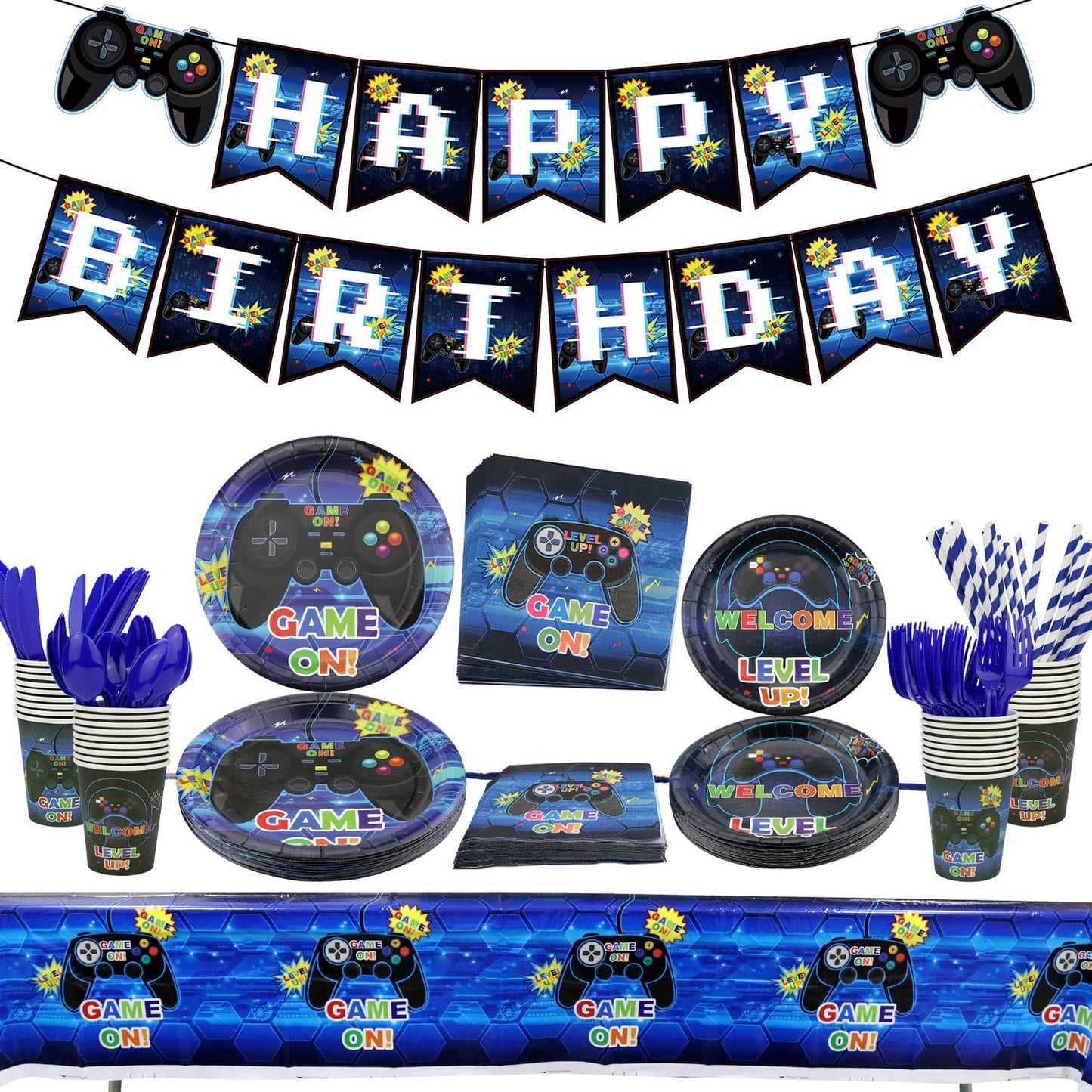 Video Game Party Supplies for Boys and Girls