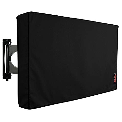 Outdoor waterproof cover for 55-inch flat screen TV, 52" wide by 31" high by 5.5" deep