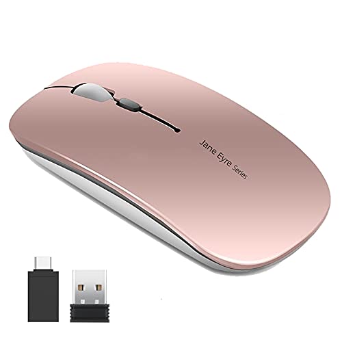Q5 Slim Rechargeable Wireless Mouse in Rose Gold