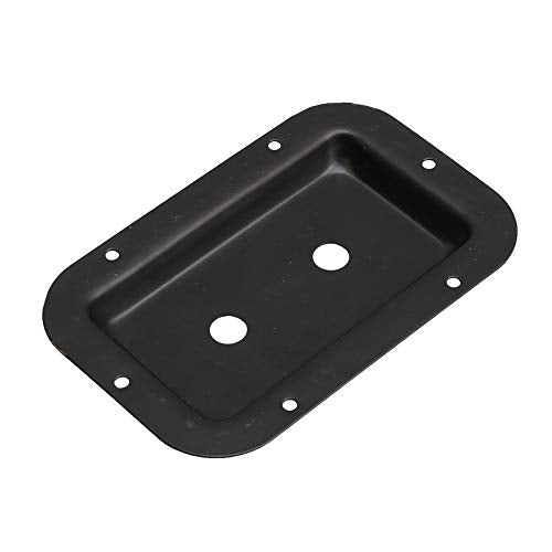 1/4" Durable Steel Headphone Jack Plate Socket Clip for Speaker Cabinets Black