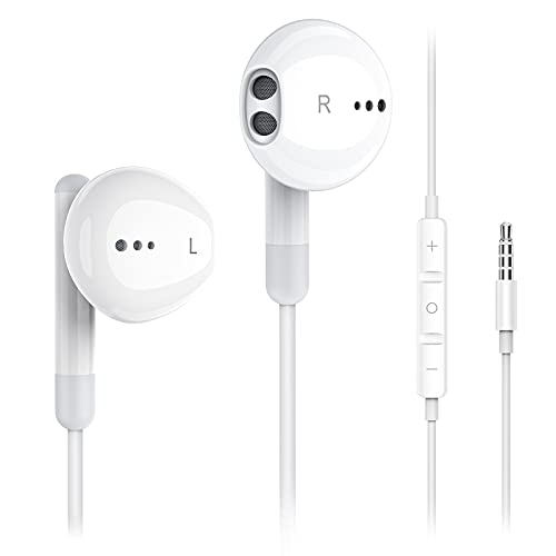 Wired in-ear headphones with microphone, 3.5mm jack