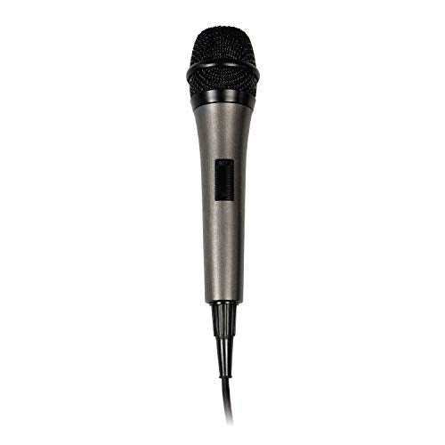 SMM-205 Unidirectional Karaoke Microphone with 10 Ft Cord Black