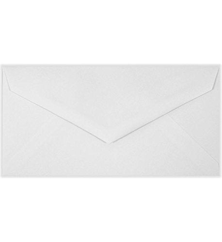 Bright White Monarch Envelopes, 3 7/8" x 7 1/2", 250 Pack
