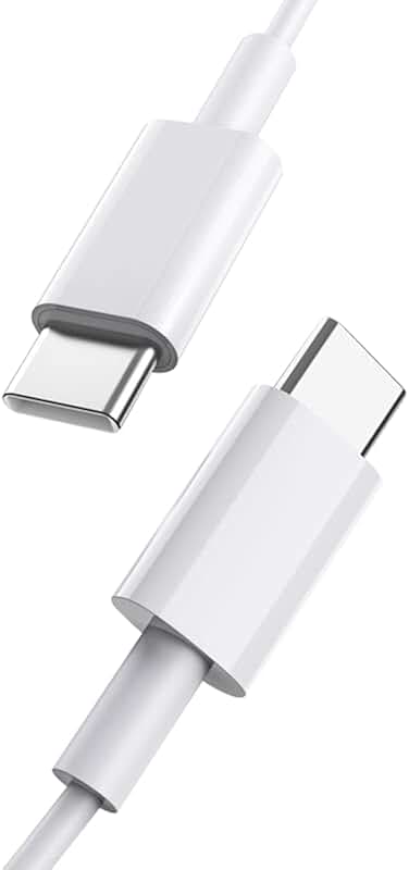 2-Pack USB C to USB C Cables, 3.3 ft, Fast Charging