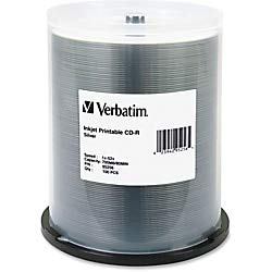 VER95256 - CD-R 700MB 52X DataLifePlus Silver Inkjet Printable - 100pk Spindle