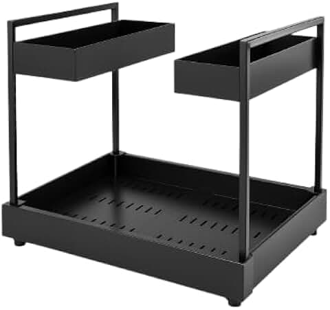 Adjustable 2-Tier Under Sink Organizer