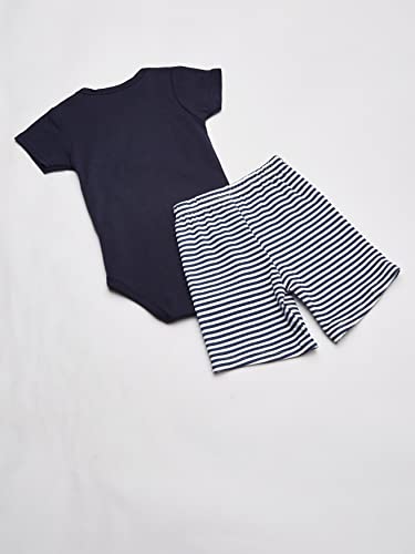 Uni   Cotton Bodysuit, Shorts and Shoe Set, Sailor Whale, 0-3 Months