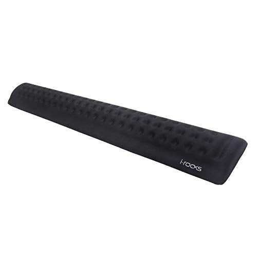 IRC41 ergonomic memory foam wrist rest pad in black