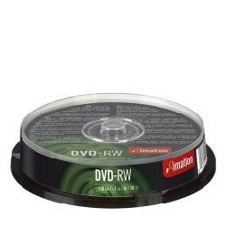 '- 10 x DVD-RW - 4.7 GB 4x - spindle - storage media