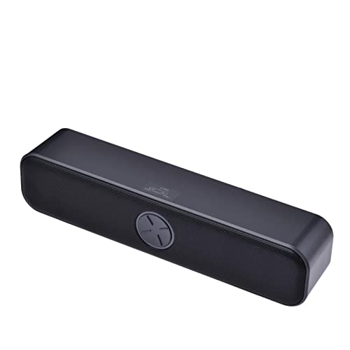 Computer Soundbar - Wired Speakers USB Powered Soundbar - Plug and Play USB Powered Computer Speakers, Powerful Stereo Sound for PC, Laptop, Desktop Kais