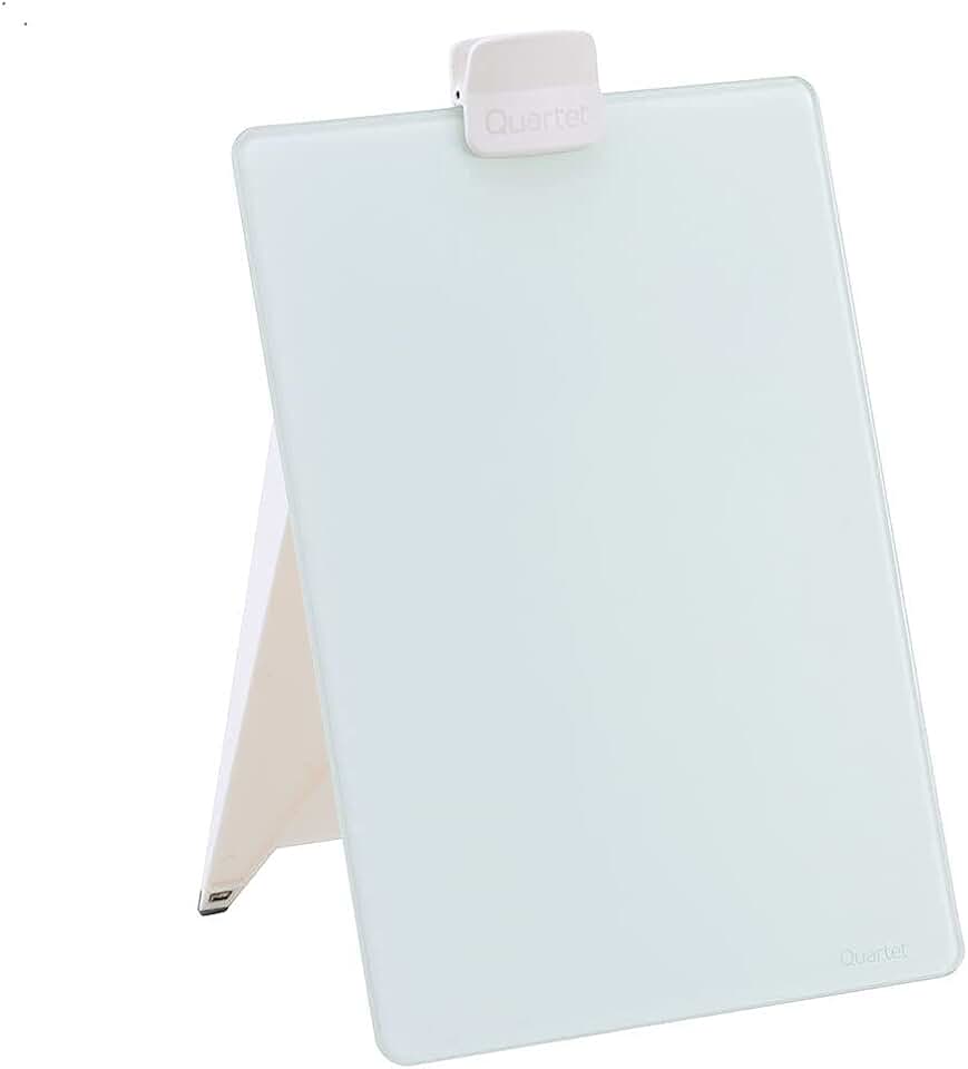 Whiteboard Desktop Easel, 9" x 11" with Marker