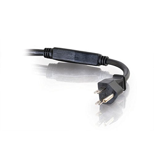 Power Cord, Power Splitter, Power Squid, 1 to 2 Splitter, 16 AWG, Black, 1.5 Feet (0.45 Meters), Cables to Go 29810