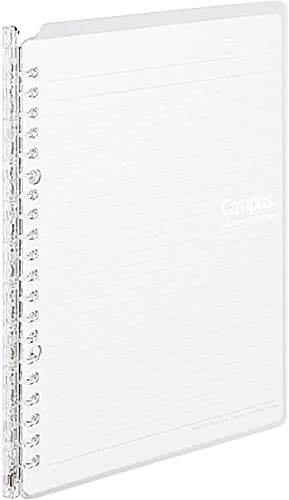 A5 Clear Refillable Ring Binder with Loose-Leaf Paper