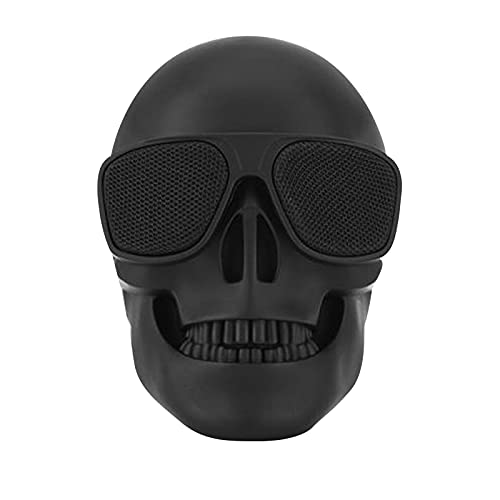 Skull Bluetooth Wireless Speaker,15W BT4.0 FM Radio,Bass Stereo Compatible- Makes a Spooky Addition to Your Decorations!
