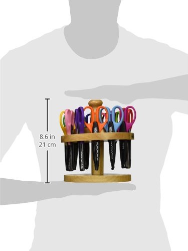 Set of 12 assorted color paper edger scissors
