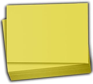 Fresh Lemon 4x6 Colored Cardstock, 65 lb, 100 sheets