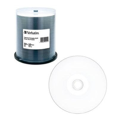 Verbatim 95254 CD-R Optical Disc, White