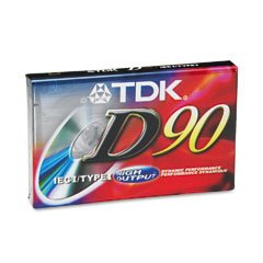 Standard size audio cassette, 90 minutes, 48 cases