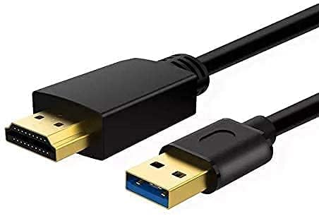 USB to HDMI 6.6FT Cable for HD Display