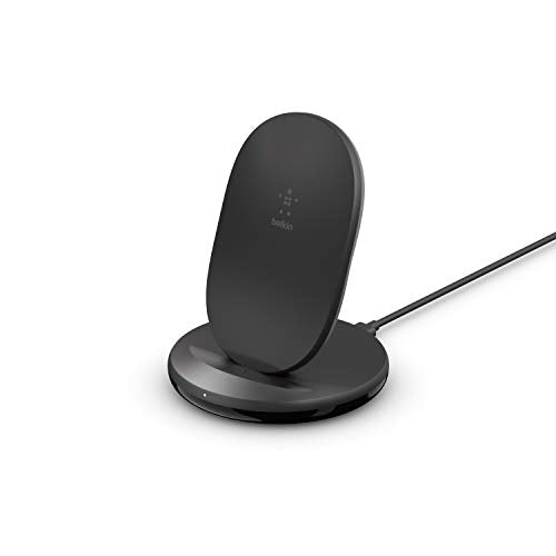 BoostCharge Wireless Charging Stand 15W (Qi Fast Wireless Charger for iPhone SE, 11, 11 Pro, 11 Pro Max, Galaxy S20, S20+, S20 Ultra, Pixel 4, 4XL, more)