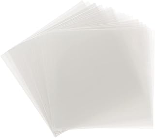 50 Clear 12x12 Craft Plastic Sheets
