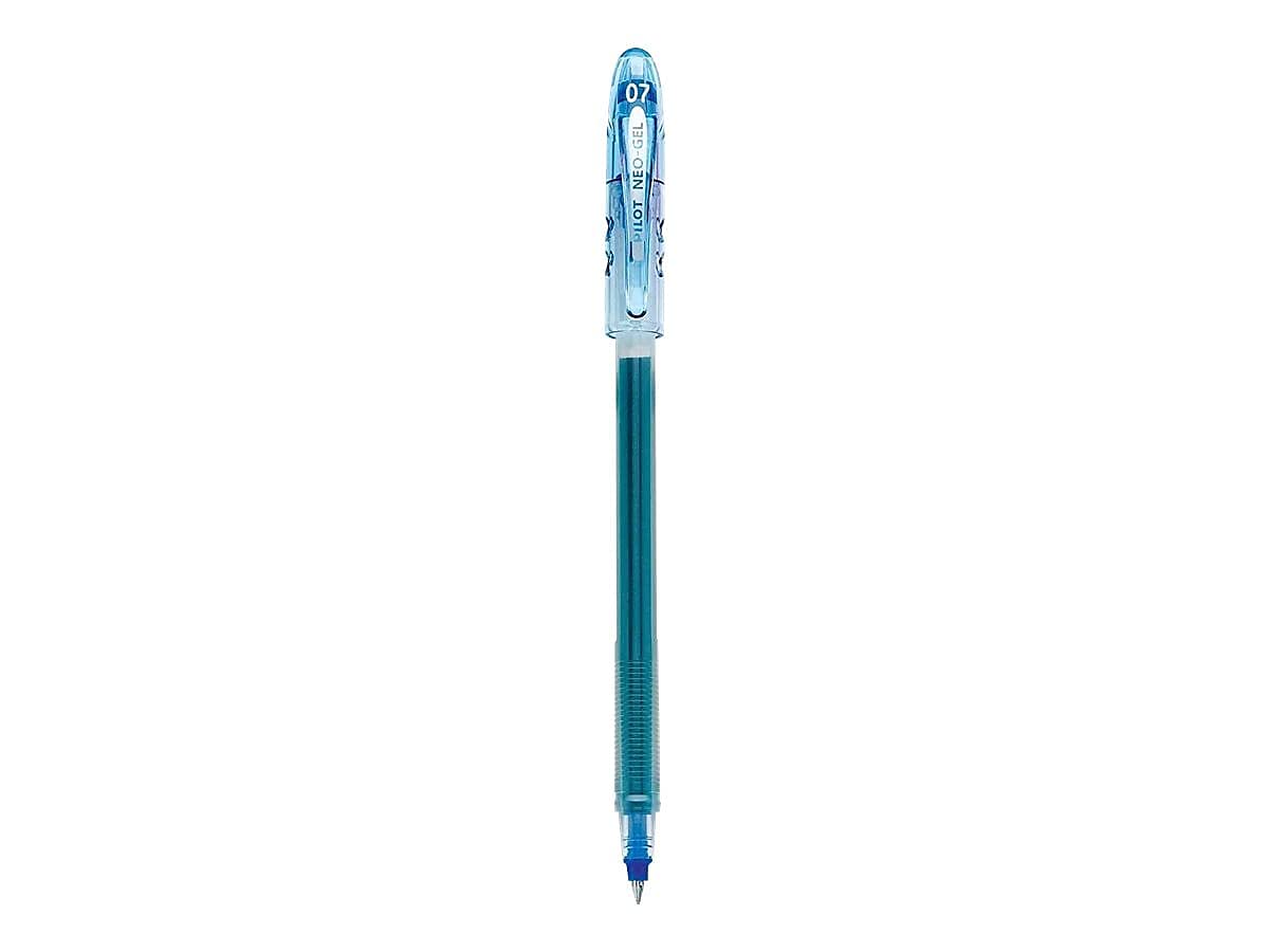 12 Blue Fine Point Gel Roller Ball Pens