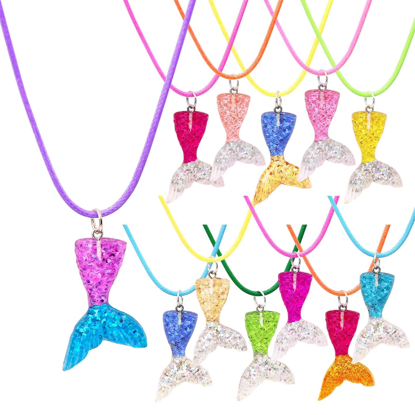 Mermaid Magic Party Pack - 24 Mermaid Birthday Decorations for Little Girls. Fairy Ocean & Under The Sea Themed Princess Supplies for Baby Shower & School Rewards.