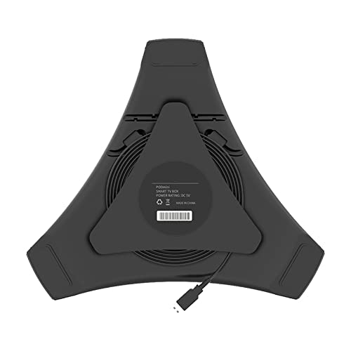 Plug & Play Computer Desktop Mic with LED Indicator, 360 Omnidirectional Condenser Mic, Conference USB Microphone with Mute Key, for Video Conference