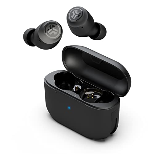 Go Air Pop True Wireless Bluetooth Earbuds + Charging Case | Black | Dual Connect | IPX4 Sweat Resistance | Bluetooth 5.1 Connection | 3 EQ Sound Settings: Signature, Balanced, Bass Boost