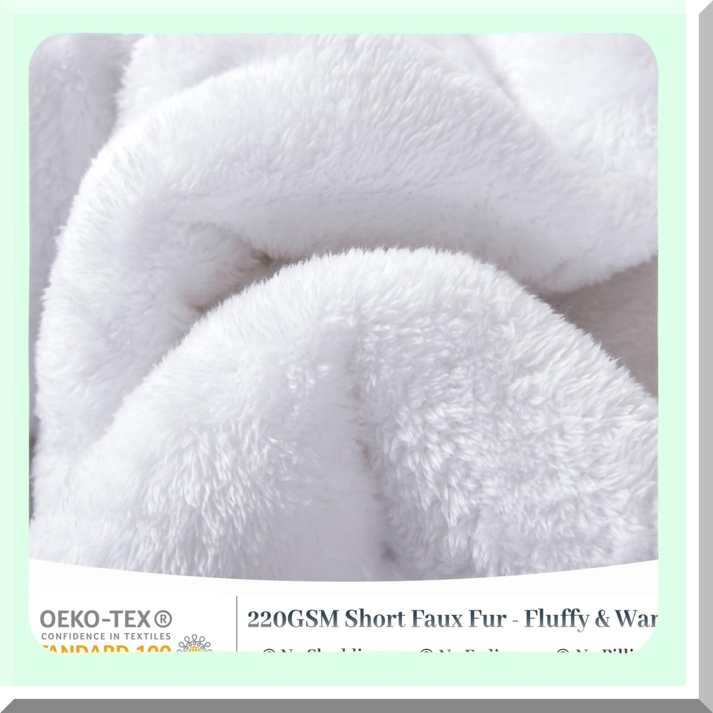 Winter Bliss Plush Comforter Set - Queen Size Ultra Soft Fluffy Bedding with Shaggy Comforter and Pillowcases - Luxury White Warm Fuzzy 3PC Set