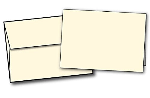 Ivory 5x7 Heavyweight Cardstock and Envelopes (40)