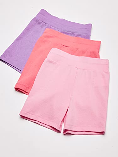 Ultimate Baby Flexy 3 Pack Adjustable Fit Knit Shorts, Purple/Pink, 12-18 Months