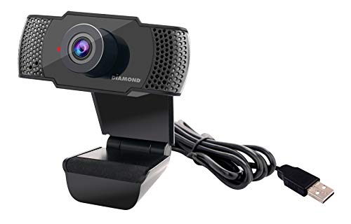 Webcam with Microphone, USB Full HD 1080P Webcam for Desktop & Laptop, Live Streaming HD Video & Audio,Wide View Angle for Video Conferencing, Zoom, Whatsapp, WeChat, Facebook. Plug&Play.