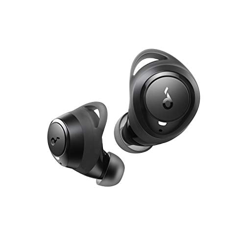 by Anker Life A1 True Wireless Earbuds, Powerful Customized Sound, 35H Playtime, Wireless Charging, USB-C Fast Charge, IPX7 Waterproof, Button Control, Bluetooth Earbuds, Commute, Sports