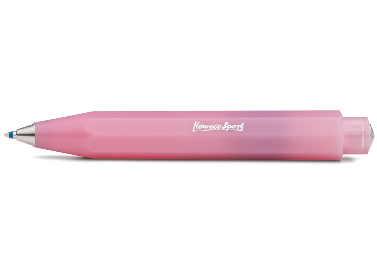 Frosted Pink Sport Ballpoint Pen with Refill