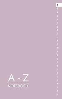 Light Purple Alphabetical Notebook with Tabs